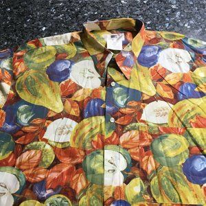 #60 Studio Tokyo fruit bowl artist Short Sleeve Shirt Men's Size XL japanese